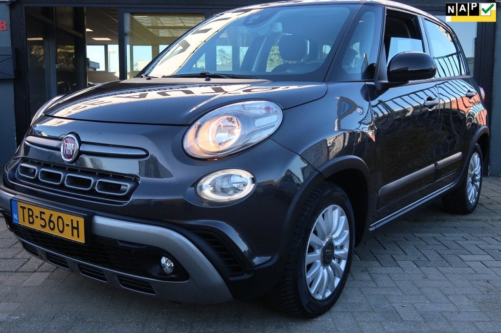 Fiat 500 L 0.9 TwinAir Cross *Rijklaarprijs *Hoge instap *De, Gebruikt, Leder en Stof, Bedrijf, Handgeschakeld