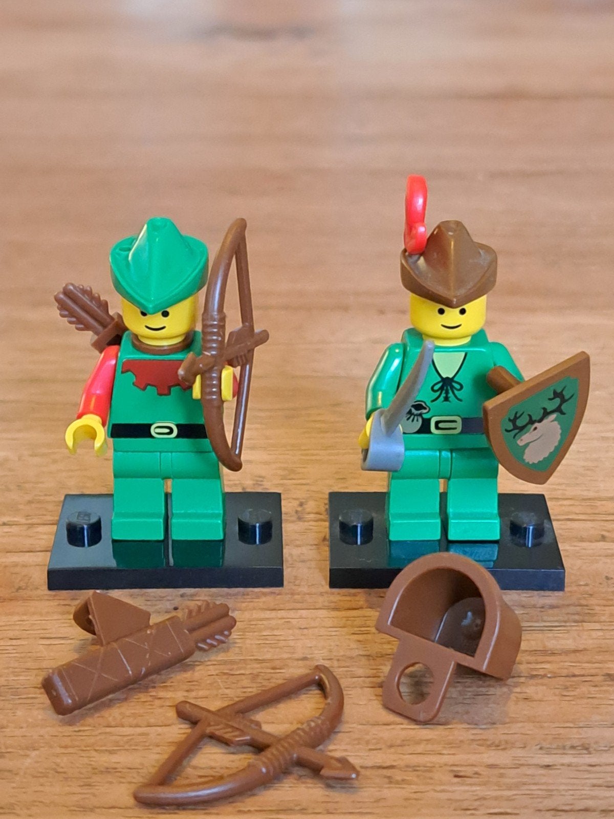 Vintage LEGO Castle Forestmen Minifiguren (Robin Hood) 80's, Lego, Ophalen of Verzenden, Zo goed als nieuw, Minifiguur
