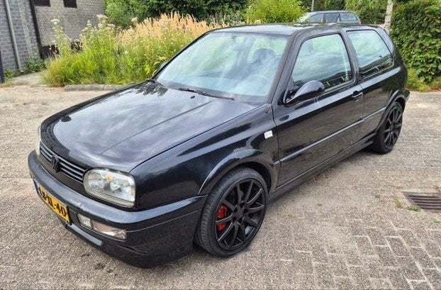 🟢Volkswagen Golf 2.0 GTI Org.NL/ Apk2028, Auto's, Voorwielaandrijving, Stof, Zwart, 4 cilinders