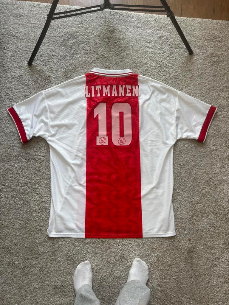 Ajax 1998/1999 Thuis #10 litmanen (XXL) valt als XL, Verzamelen, Sportartikelen en Voetbal, Ophalen of Verzenden, Zo goed als nieuw