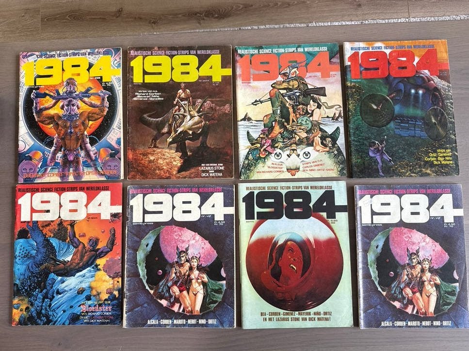 1984 Realistische Science Fiction Strips van Wereldklasse, Meerdere stripboeken, Ophalen of Verzenden, Gelezen