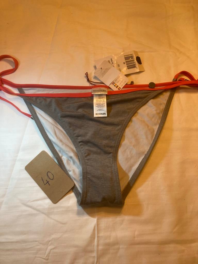 Nieuwe Beachlife bikinibroekje maat 40, Verzenden, Nieuw, Grijs, Bikini