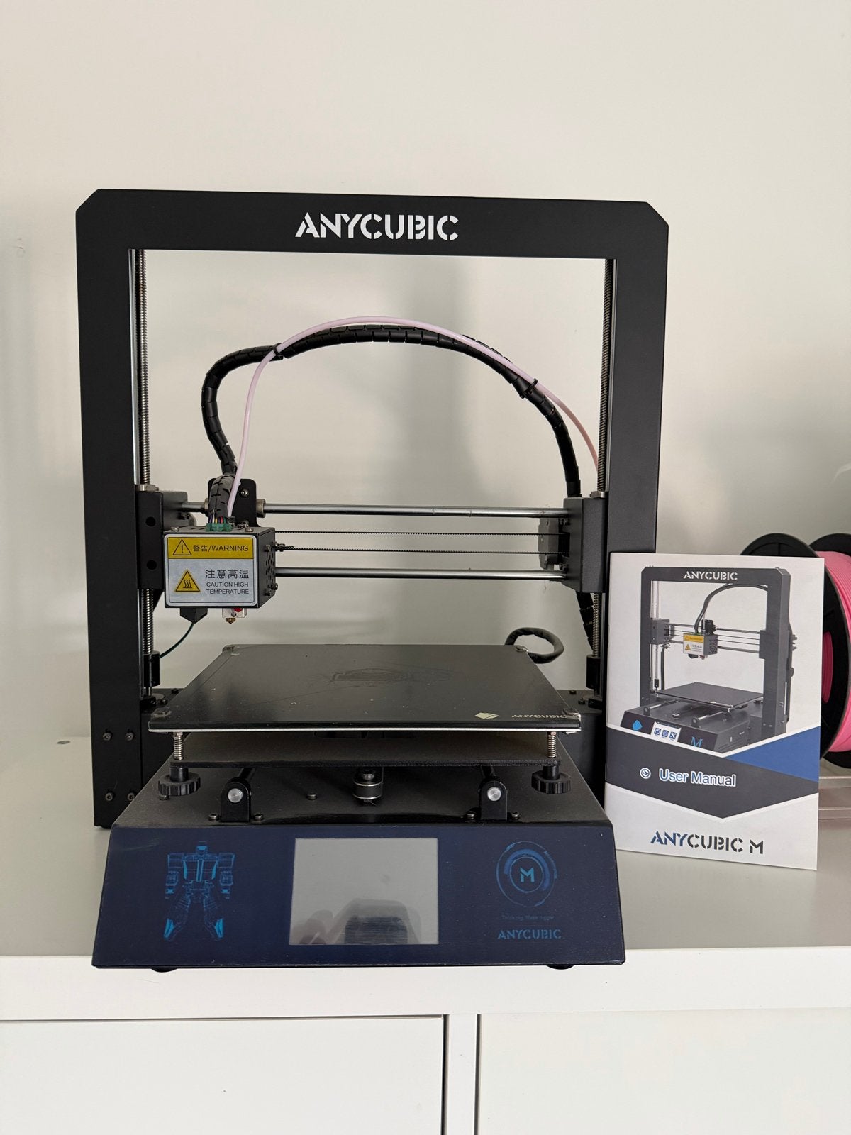 Anycubic Mega M 3D-printer met filament, Computers en Software, 3D Printers, Ophalen, Zo goed als nieuw, Filament