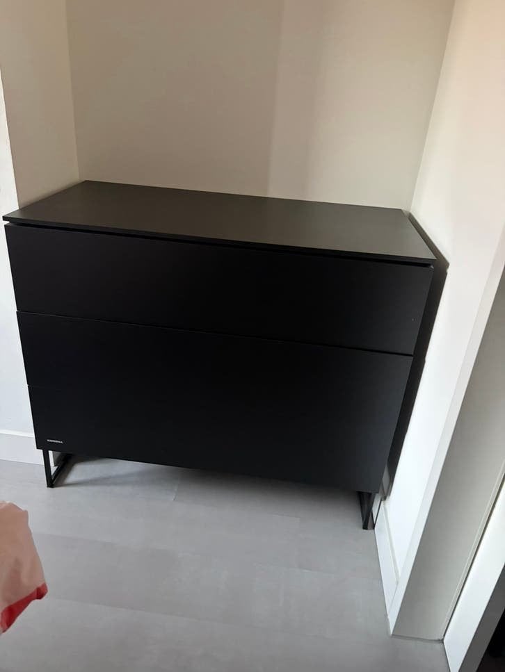 Kidsmill Modular 2 Commode 3L Mat Zwart, Ophalen, Gebruikt, 50 tot 70 cm, 100 cm of meer