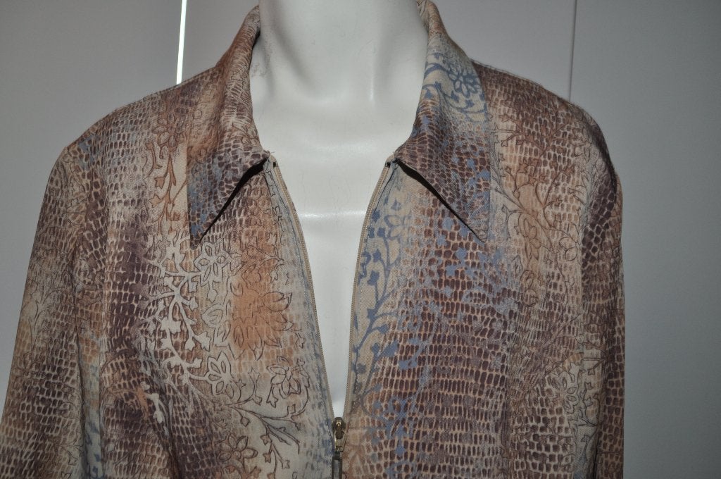 Tuw9 Setter Lady jasje Bruin Grijs Tinten maat 48, Kleding | Dames, Ophalen of Verzenden, Zo goed als nieuw, Bruin, Jasje of Colbert