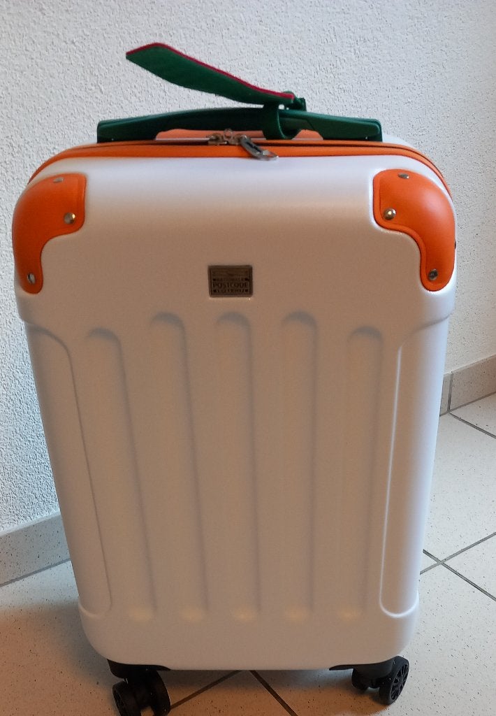 Reiskoffer / trolley  postcodeloterij, Wieltjes, 50 tot 60 cm, Hard kunststof, Nieuw