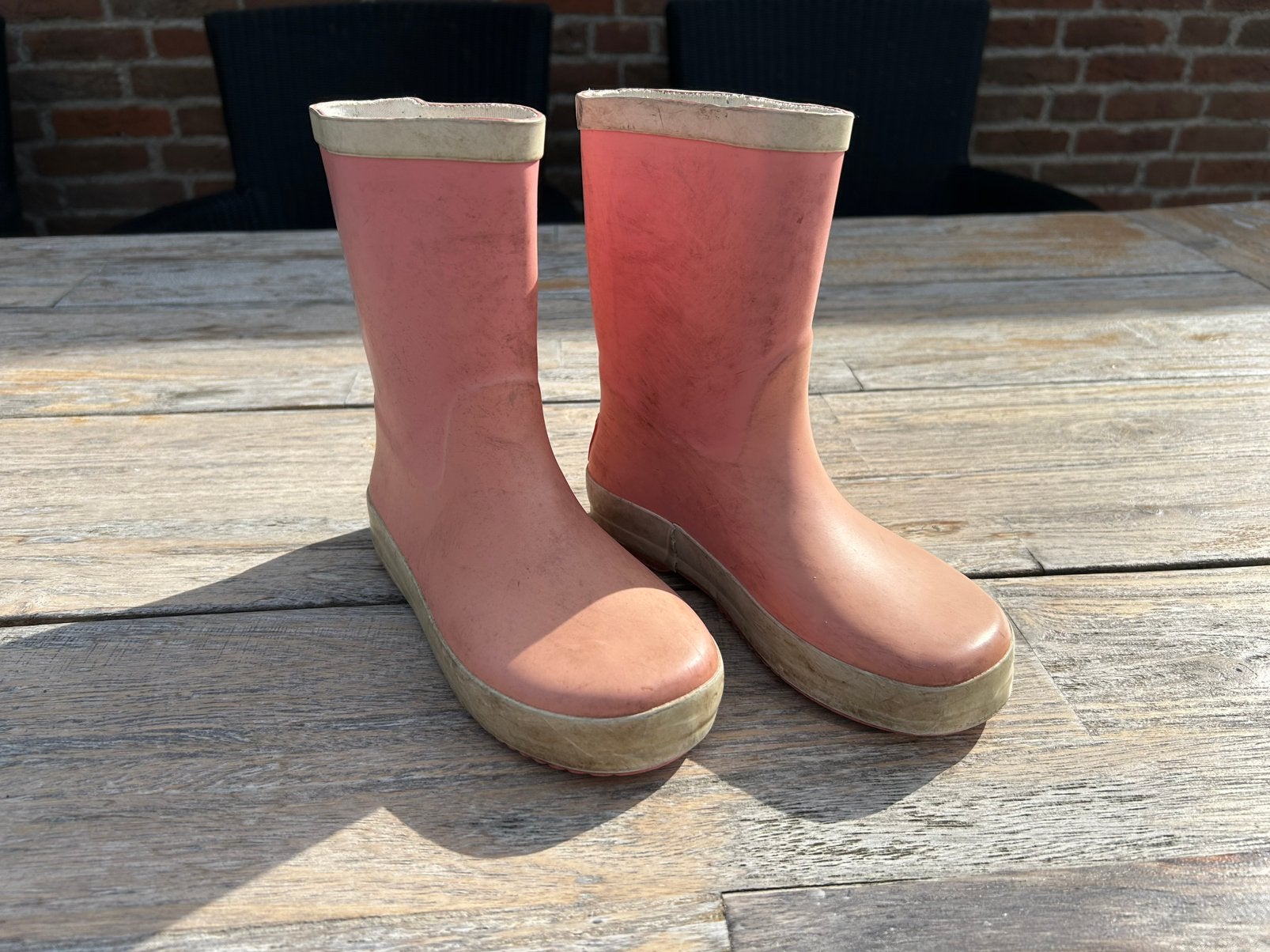 Regenlaarzen roze maat 31, Gebruikt, Meisje, Ophalen of Verzenden, Laarzen