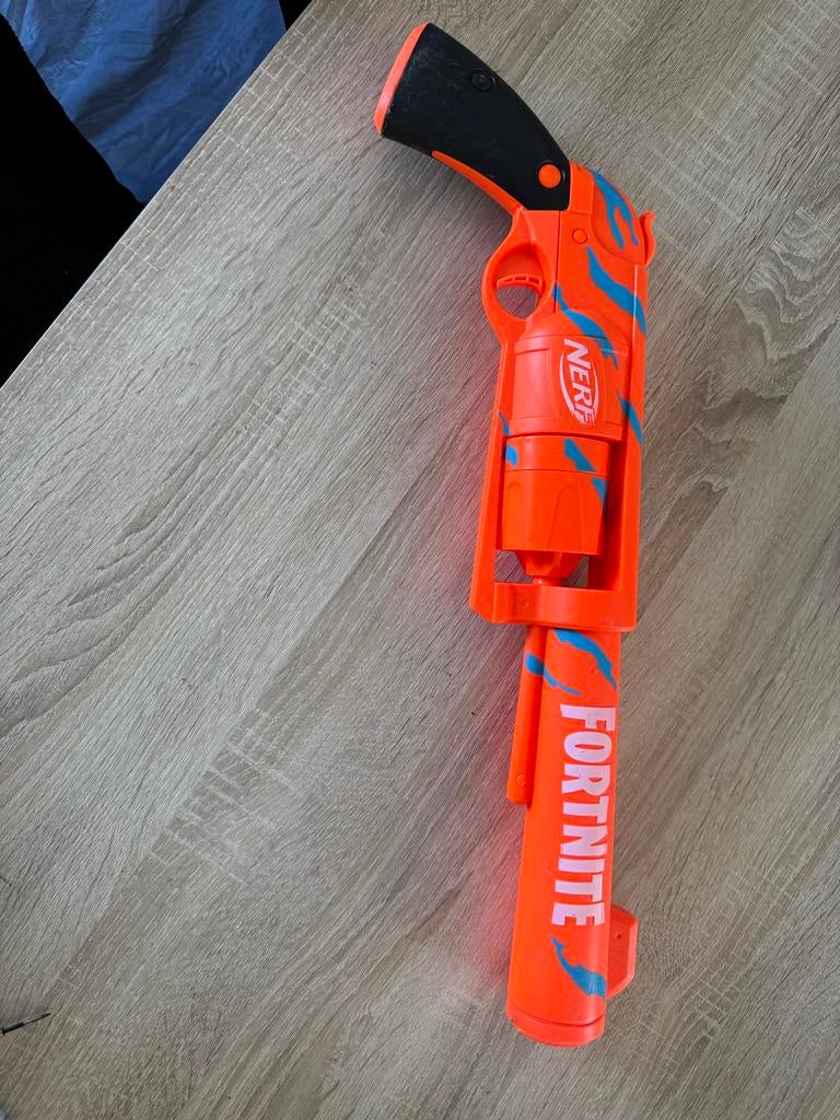 Fortnite Nerf pistool, Ophalen of Verzenden, Zo goed als nieuw