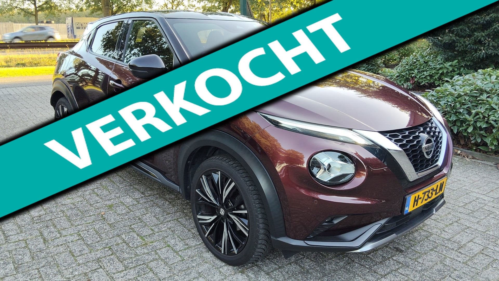 Nissan Juke 1.0 DIG-T N-Design Automaat org NL Nieuwstaat !, Auto's, Dealer onderhouden, Stof, Bedrijf, 3 cilinders