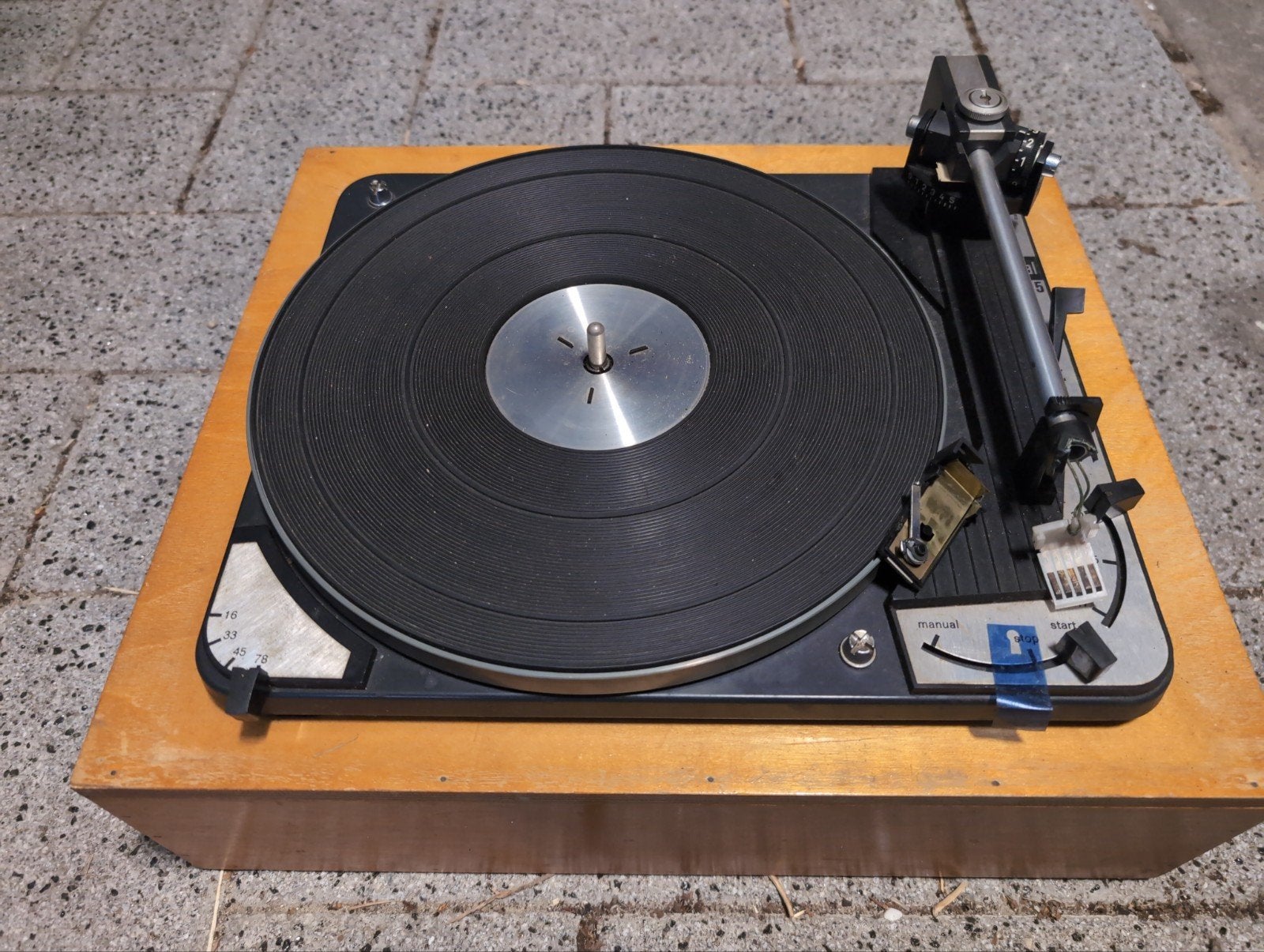 Dual 1015 lichte schade pickup arm, Audio, Tv en Foto, Platenspelers, Ophalen, Gebruikt, Automatisch, Platenspeler
