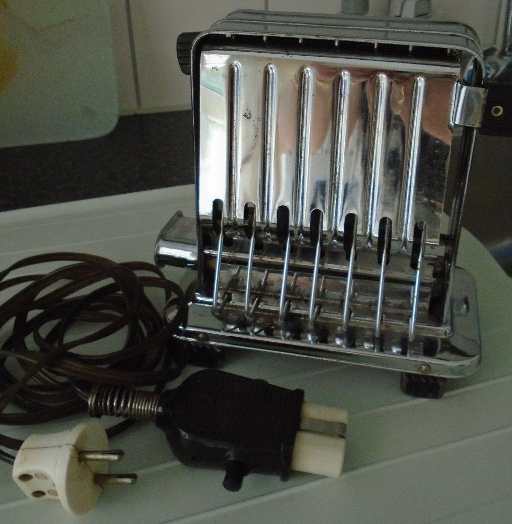 Roestvrijstalen Inventum H361 Type 286 broodrooster 450W, Ophalen of Verzenden