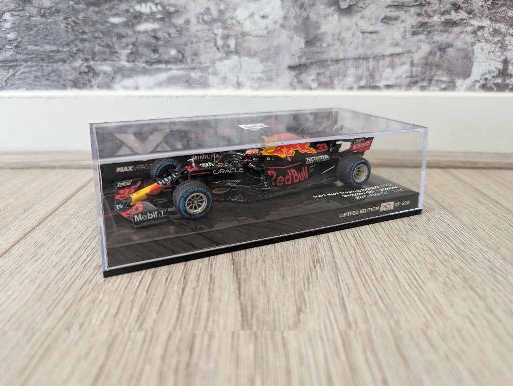 Max Verstappen: Belgian GP 2021 - Minichamps - Editie 67, Ophalen of Verzenden, Nieuw, Auto, MiniChamps