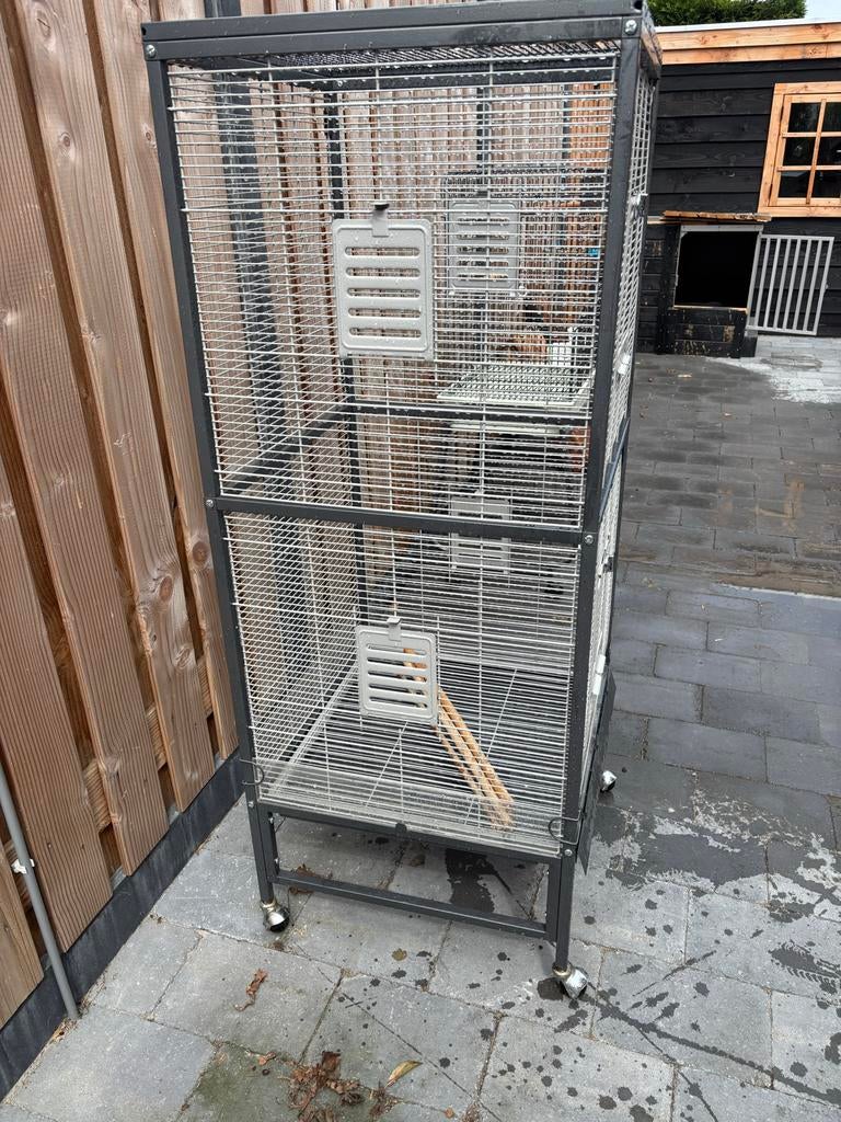 Kamervoliere Montana, Ophalen, Zo goed als nieuw, Metaal, Volière