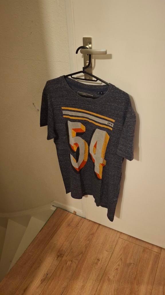 Superdry T-shirt met '54' print - Maat M, Maat 48/50 (M), Ophalen of Verzenden, Zo goed als nieuw, Grijs