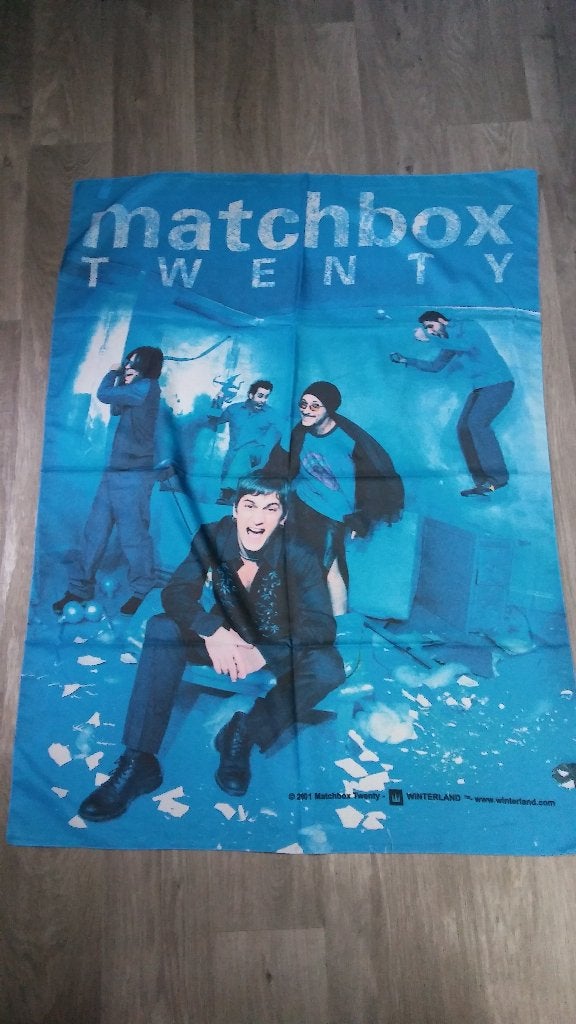 Matchbox Twenty rock hardrock muziek band vlag RARE, Ophalen of Verzenden, Zo goed als nieuw