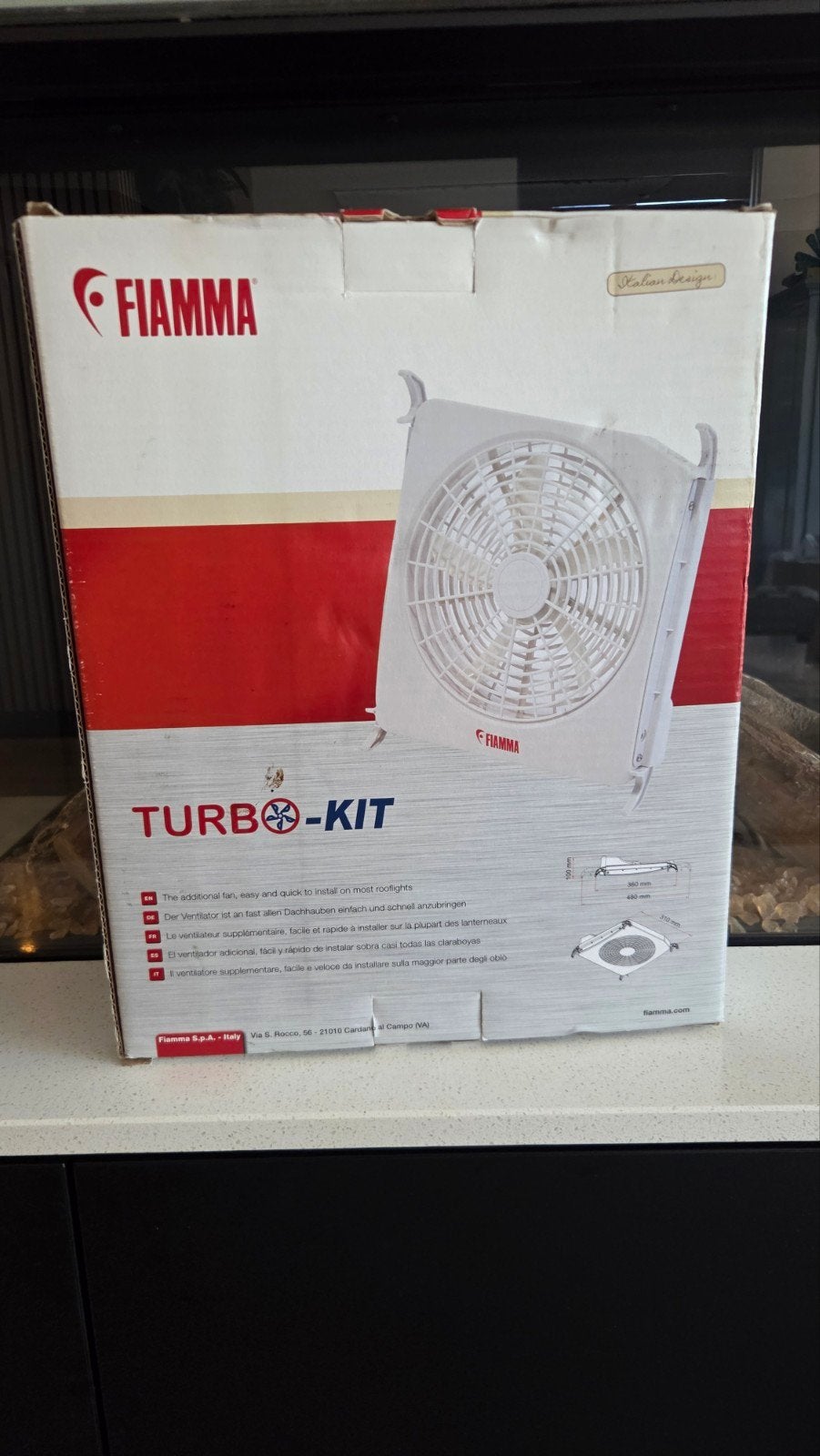 Fiamma Turbo-Kit dakluik ventilator - Nieuw in doos, Ophalen of Verzenden, Nieuw