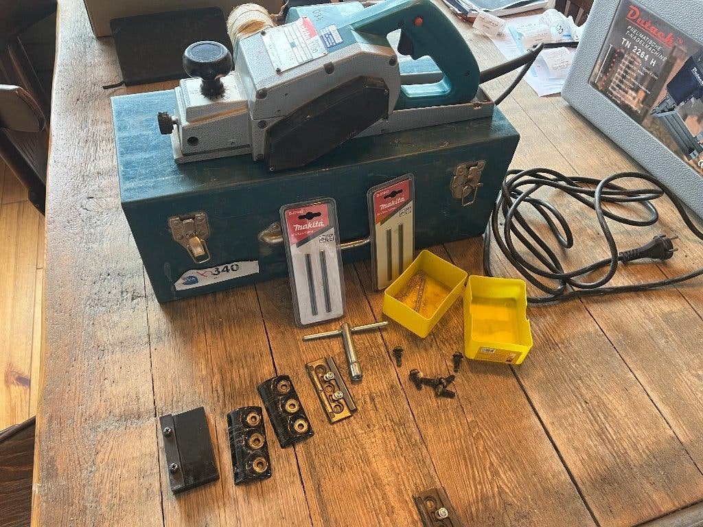 Schaafmachine Makita, Ophalen, Gebruikt