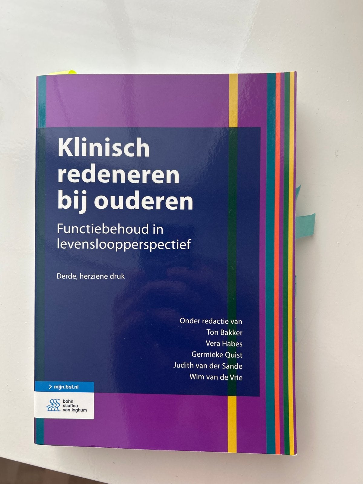 Klinisch redeneren bij ouderen - Functiebehoud, Ophalen of Verzenden, Gamma, Zo goed als nieuw, HBO