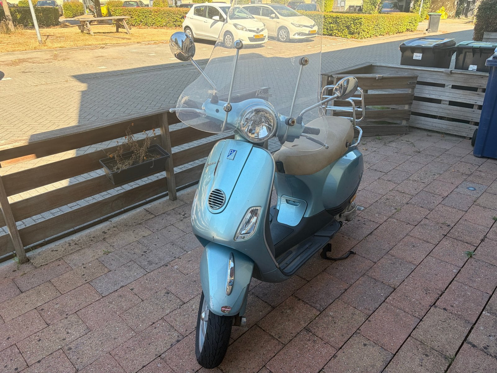 Vespa LX Scooter - Lichtblauw, Gebruikt, Fietsen en Brommers, Scooters | Vespa, Ophalen, Gebruikt, Maximaal 45 km/u, Benzine