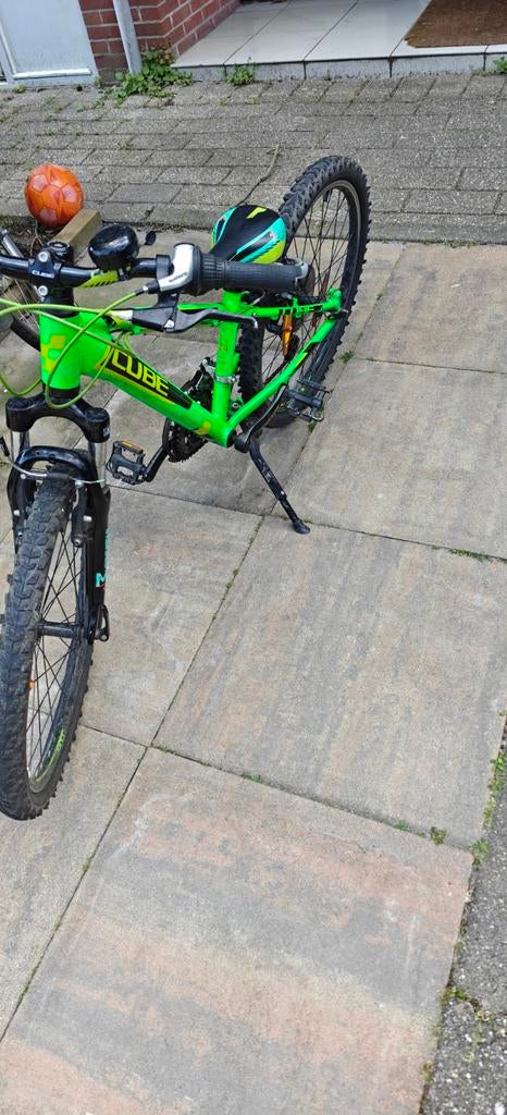 Cube Mountainbike 24 inch - Groen, Fietsen en Brommers, Gebruikt, Versnellingen, Minder dan 49 cm, Ophalen