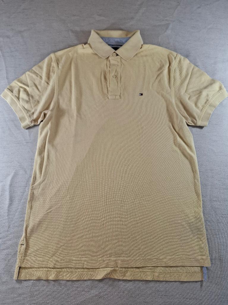 Tommy Hilfiger Polo heren, maat M Geel, Kleding | Heren, Polo's, Geel, Tommy Hilfiger, Zo goed als nieuw, Verzenden