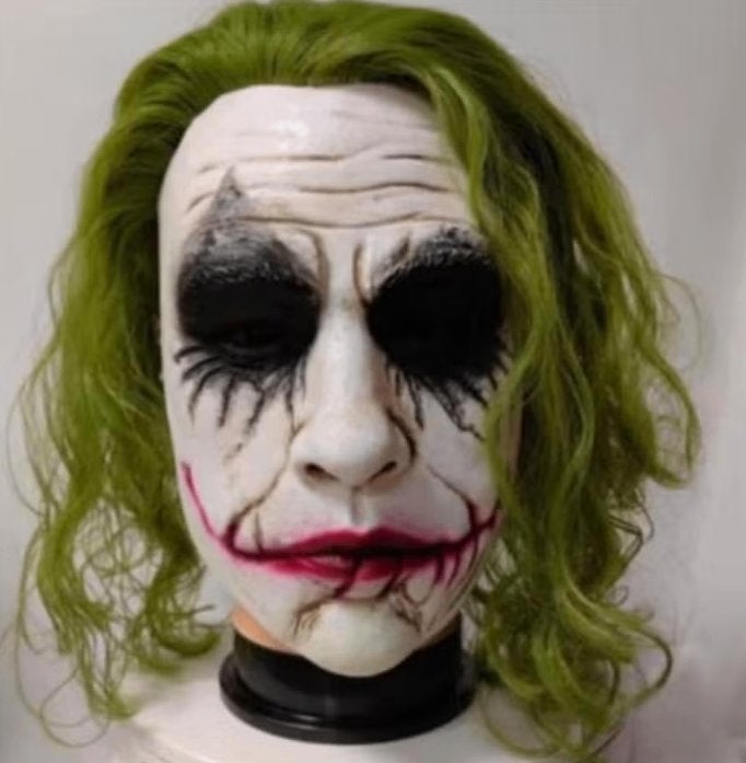 The Joker full face latex masker, Ophalen of Verzenden, Nieuw, Halloween of Griezel