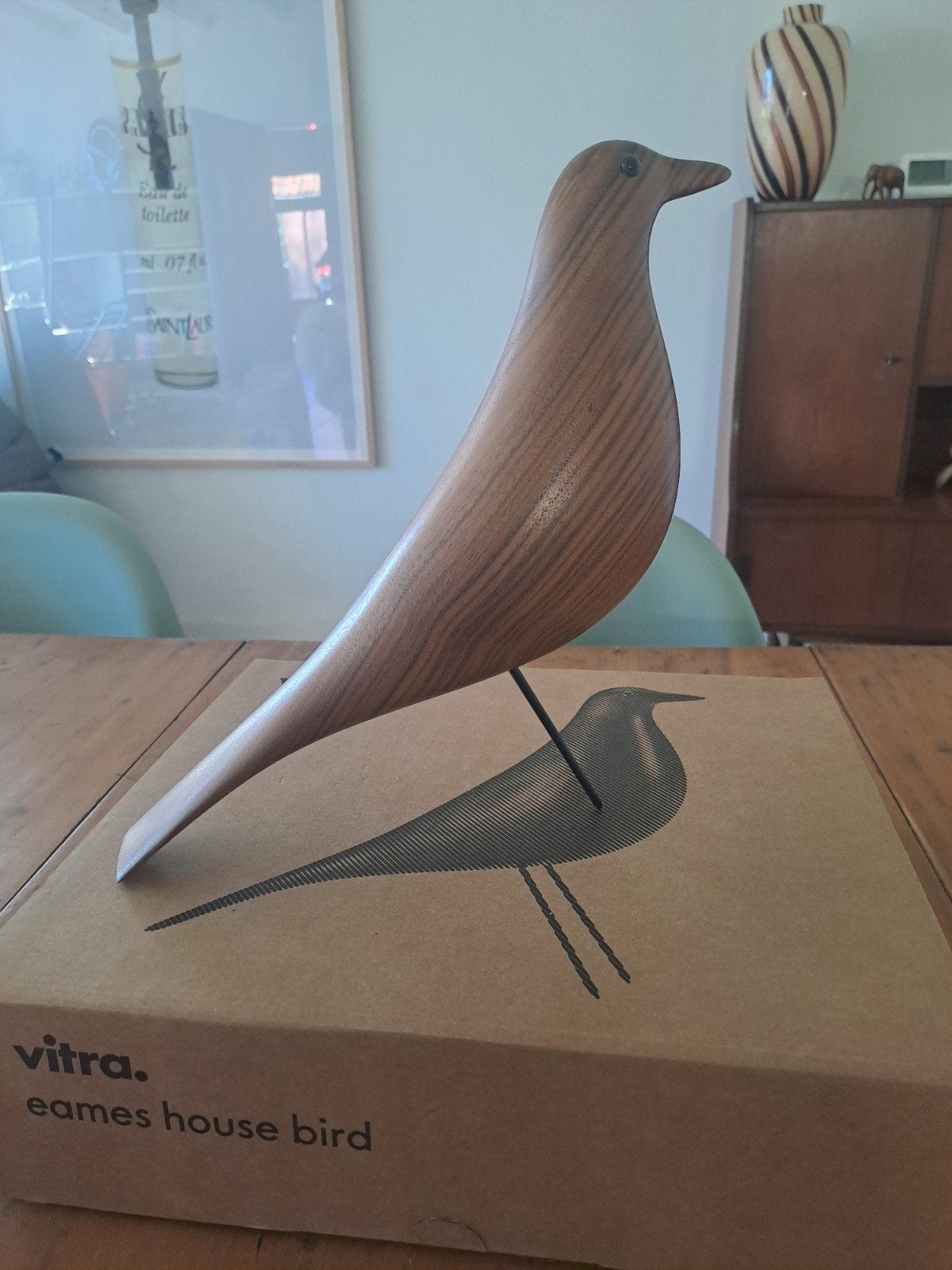 Vitra Eames Bird Walnut nieuw!, Ophalen of Verzenden