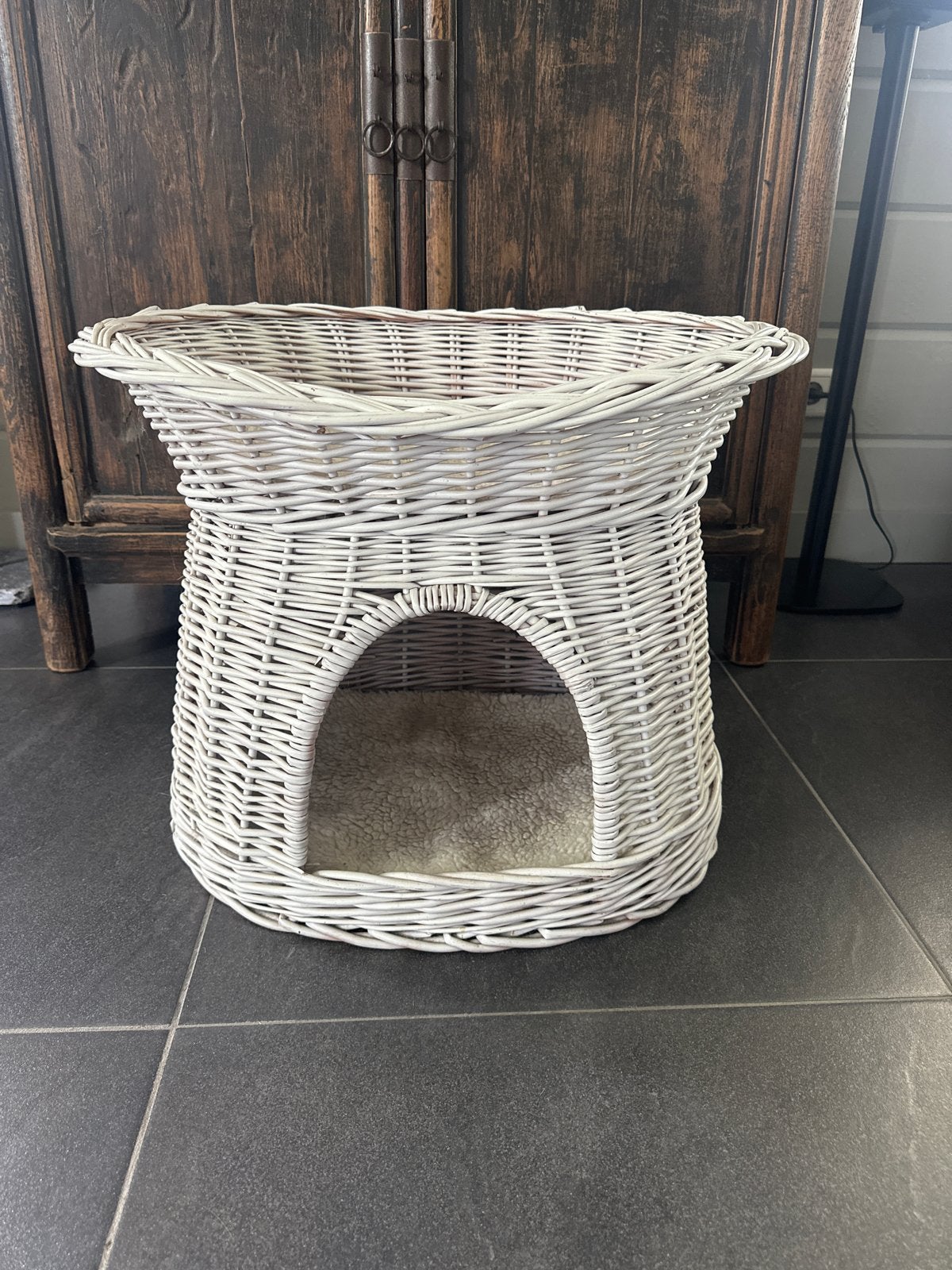 Rotan kattenmand, Dieren en Toebehoren, Kattenmanden, Ophalen, Gebruikt, Riet