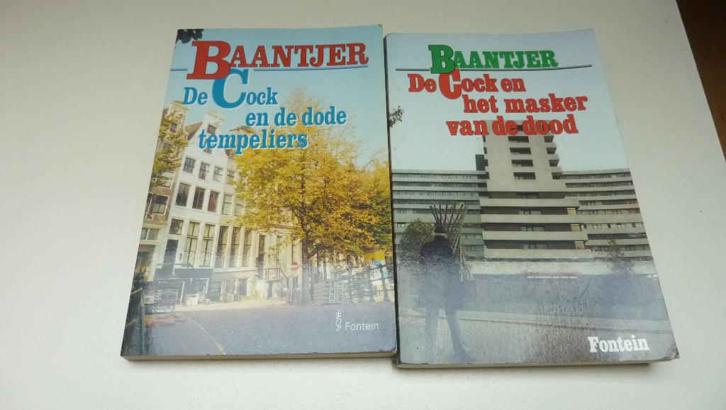 2x Baantjer De Cock boeken, Boeken, Ophalen of Verzenden, Zo goed als nieuw, Baantjer