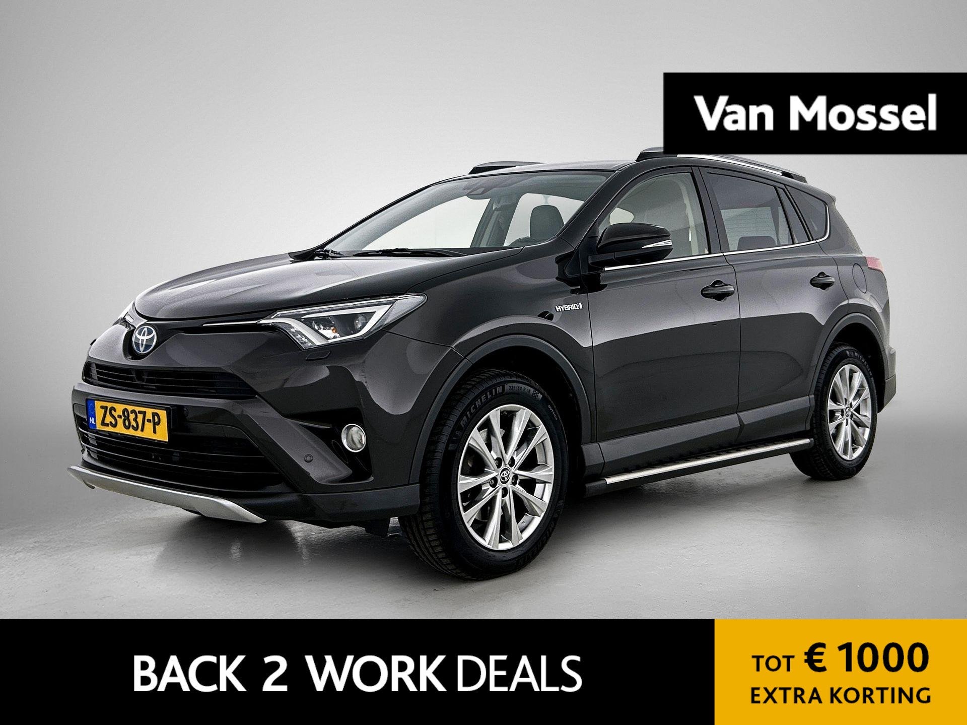 Toyota RAV4 2.5 Hybrid AWD Executive | LEDER | NAVIGATIE | C, Automaat, 2494 cc, Hybride Elektrisch/Benzine, Toyota