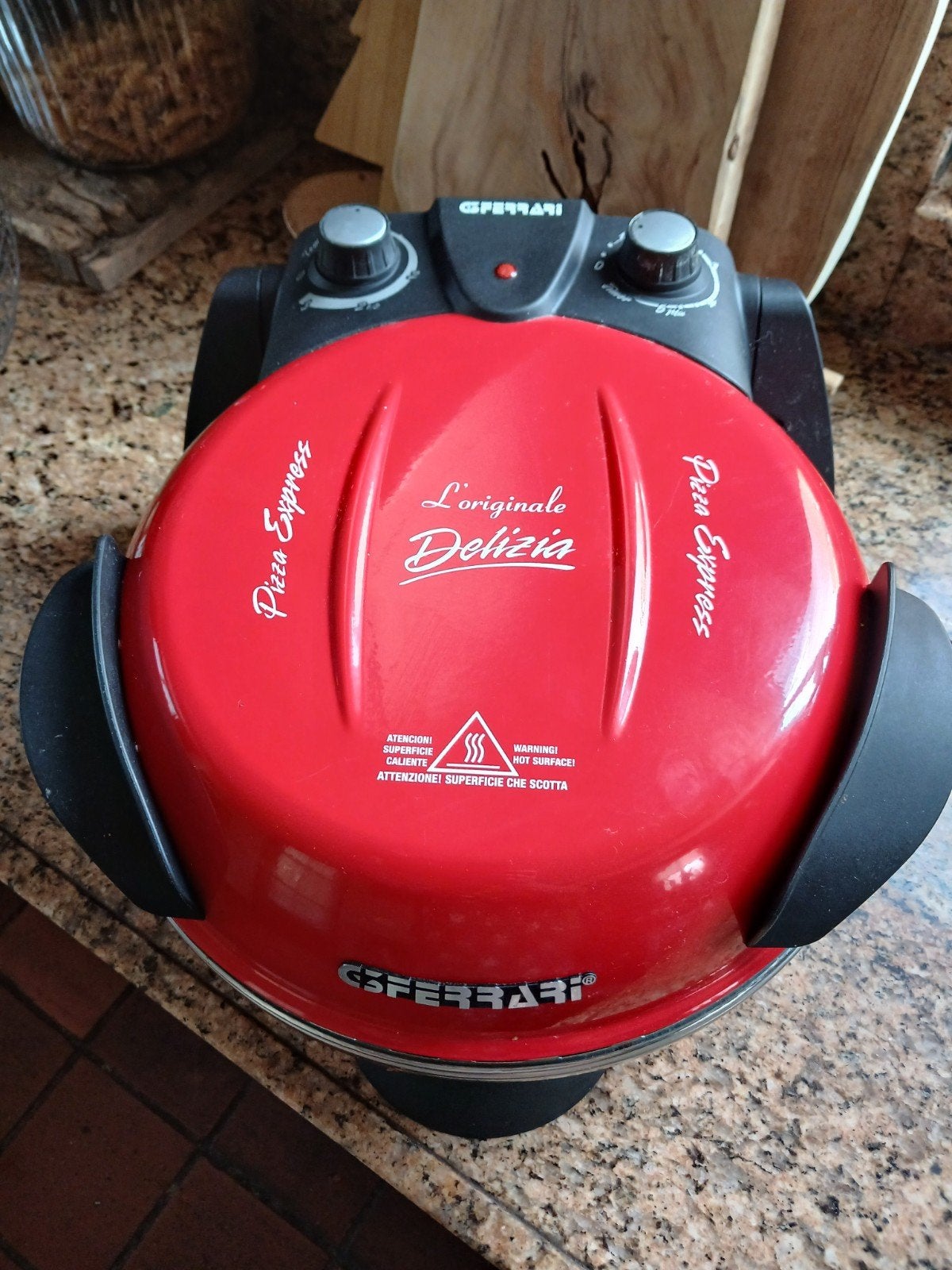 Ferrari pizzamaker, Tuin en Terras, Pizzaovens, Ophalen, Zo goed als nieuw