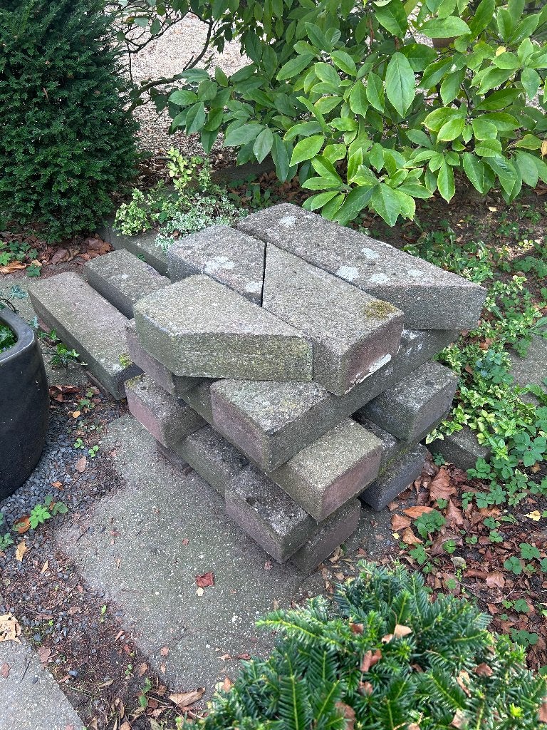 Betonbielzen, Tuin en Terras, Ophalen, Gebruikt, Biels, Minder dan 25 cm