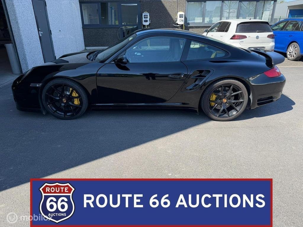 Porsche 911 Turbo | 2007 | Route 66 Auctions, Auto's, Gebruikt, Overige carrosserieën, Zwart, Bedrijf