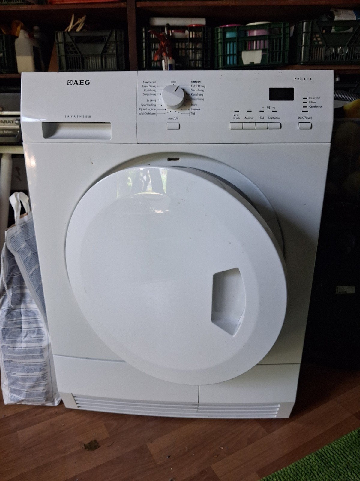 AEG Lavatherm T65470AH1 Condensdroger - Zo goed als nieuw, Ophalen, 6 tot 8 kg, Condens, 85 tot 90 cm