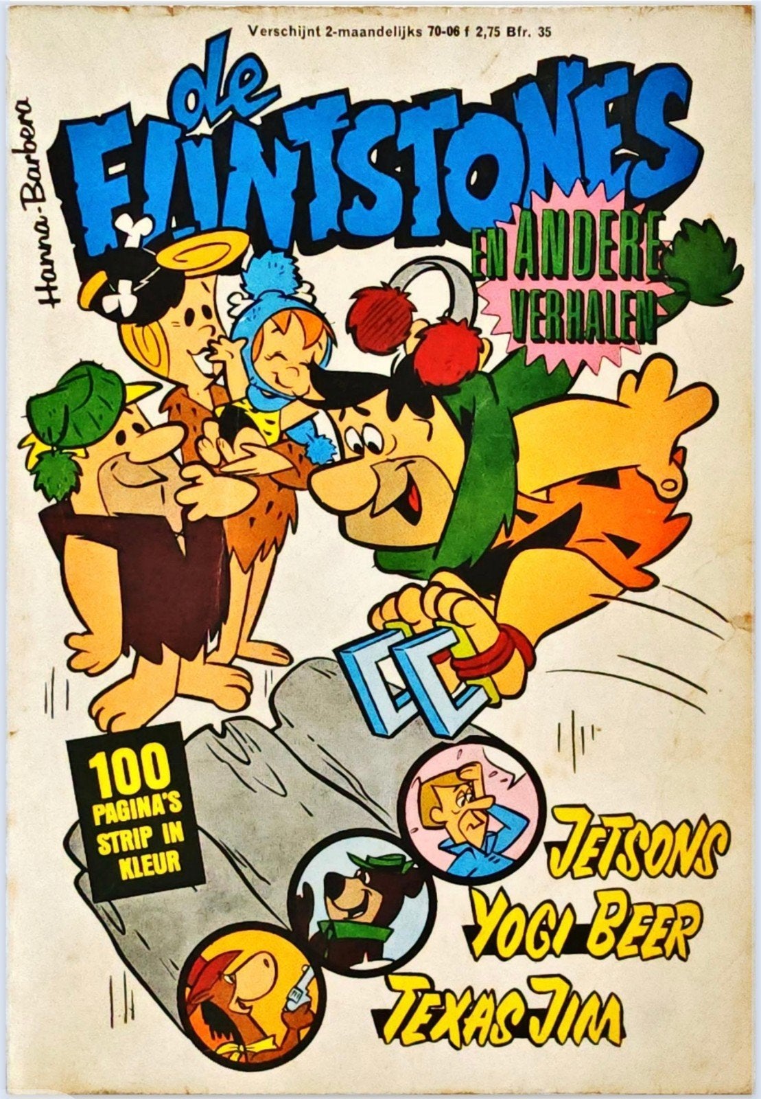 De Flintstones en Andere Verhalen - Stripboek 1970, Ophalen of Verzenden