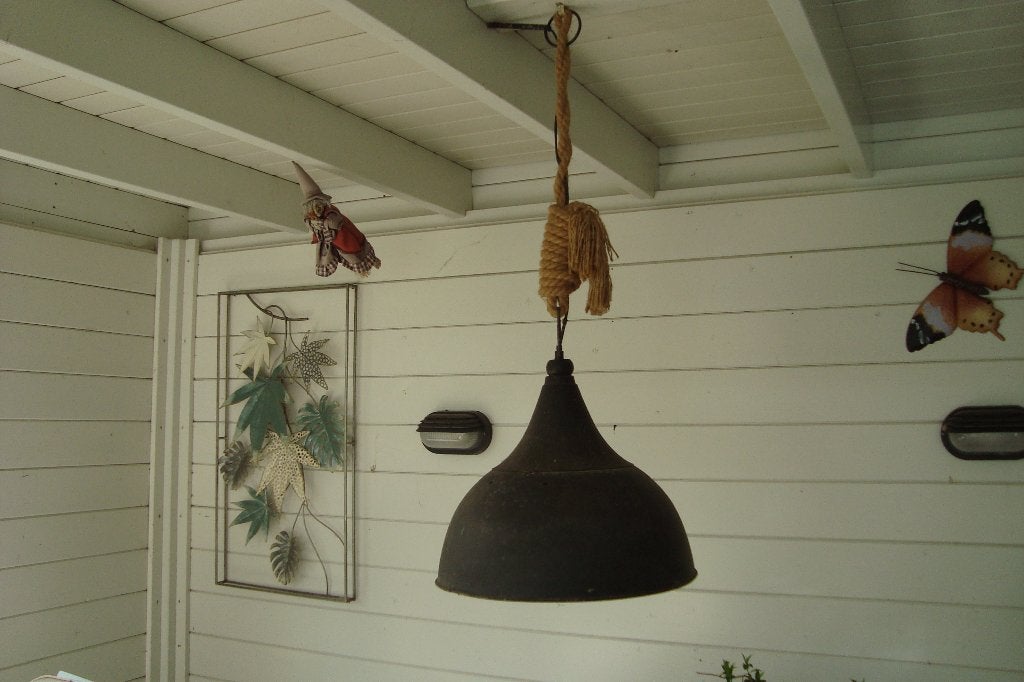 Hanglamp voor binnen of buiten zie foto's, Ophalen, Gebruikt, Overige materialen, Overige fittingen