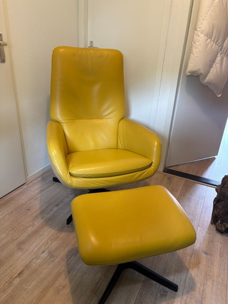 Montel relax fauteuil, Huis en Inrichting, Fauteuils, Ophalen, Leer, 50 tot 75 cm