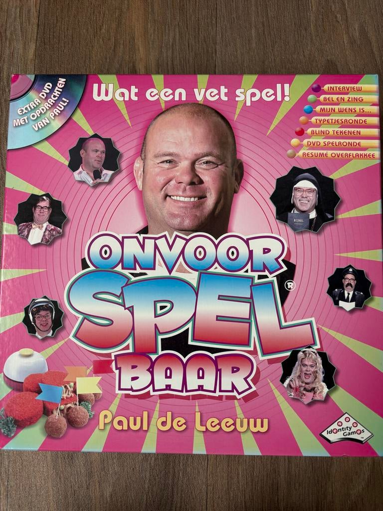 OnvoorSpelbaar Paul de Leeuw, Drie of vier spelers, Ophalen of Verzenden, Zo goed als nieuw