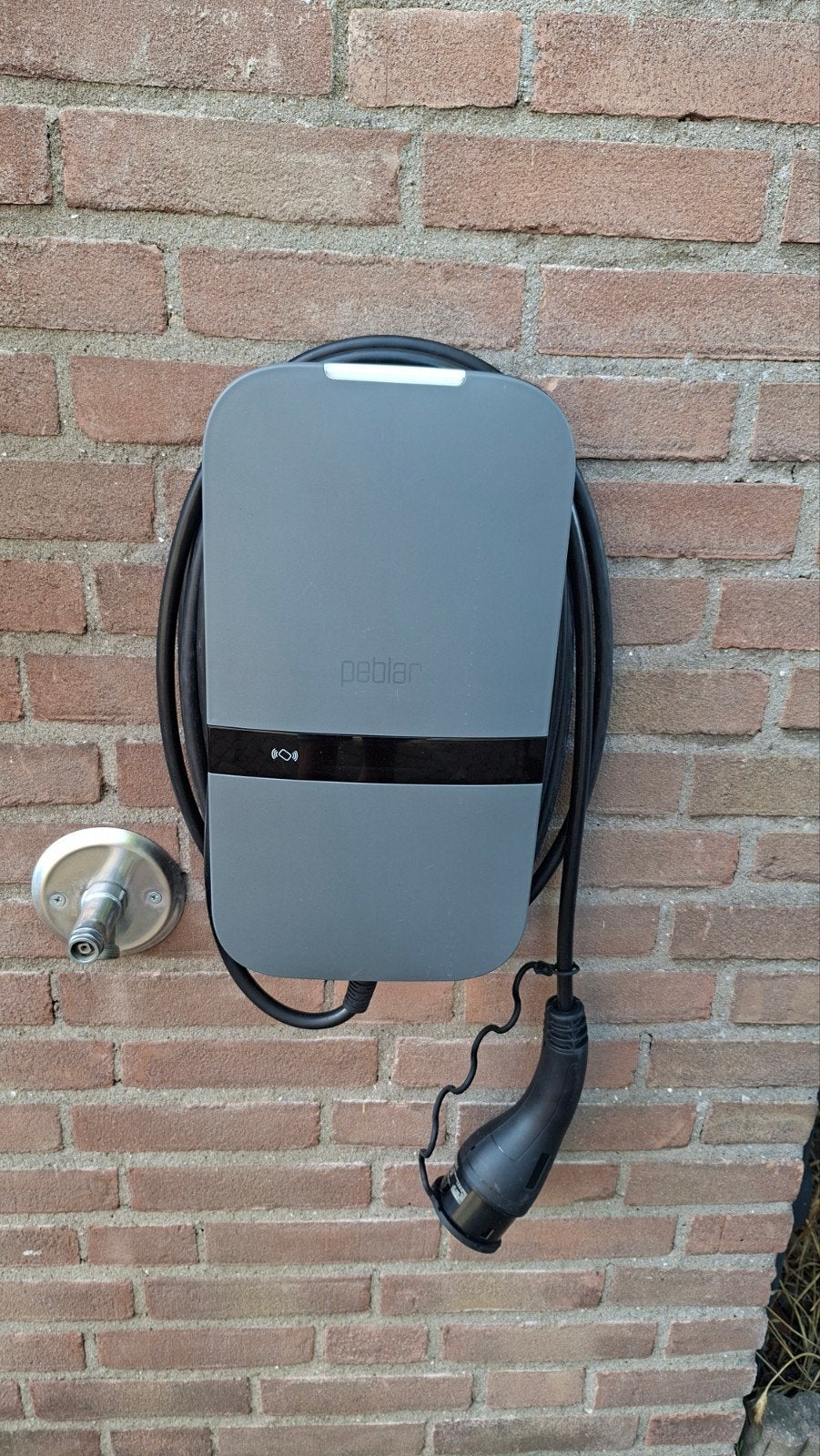 Peblar Home laadpaal met een vaste kabel van 7,5 meter, Ophalen of Verzenden, Laadpaal