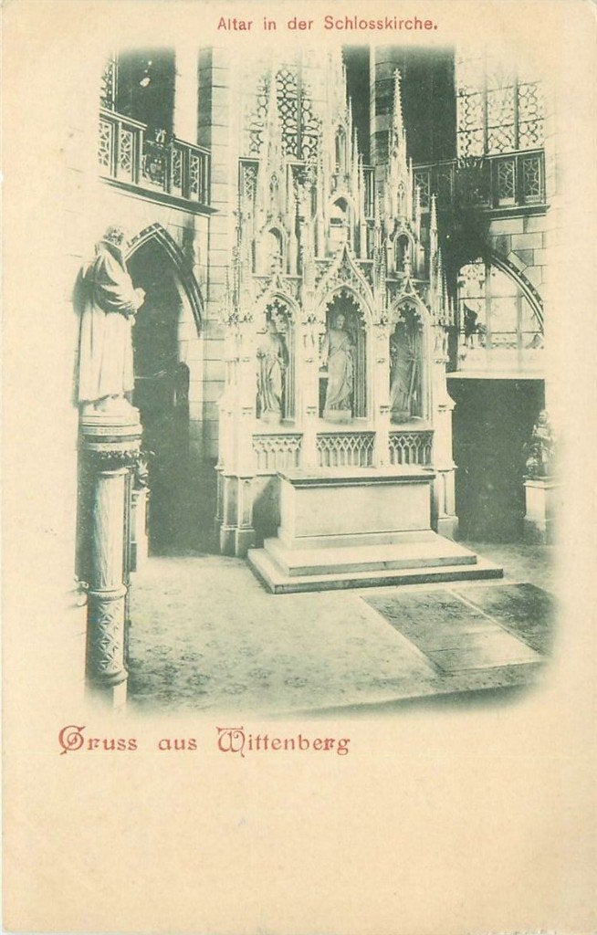 701-298-007 Wittenberg Schlosskirche, Verzenden, Voor 1920, Duitsland