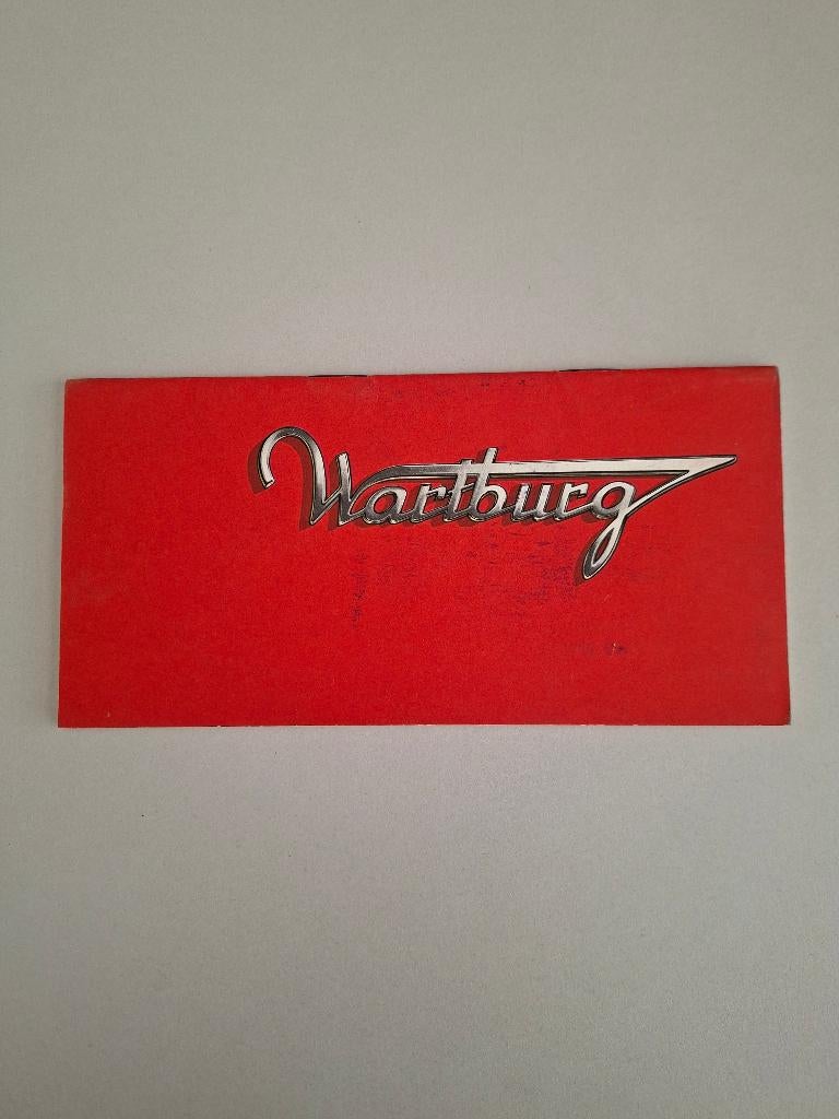 ZELDZAME BROCHURE WARTBURG uit 1961-1962, Ophalen of Verzenden, Zo goed als nieuw, Overige merken