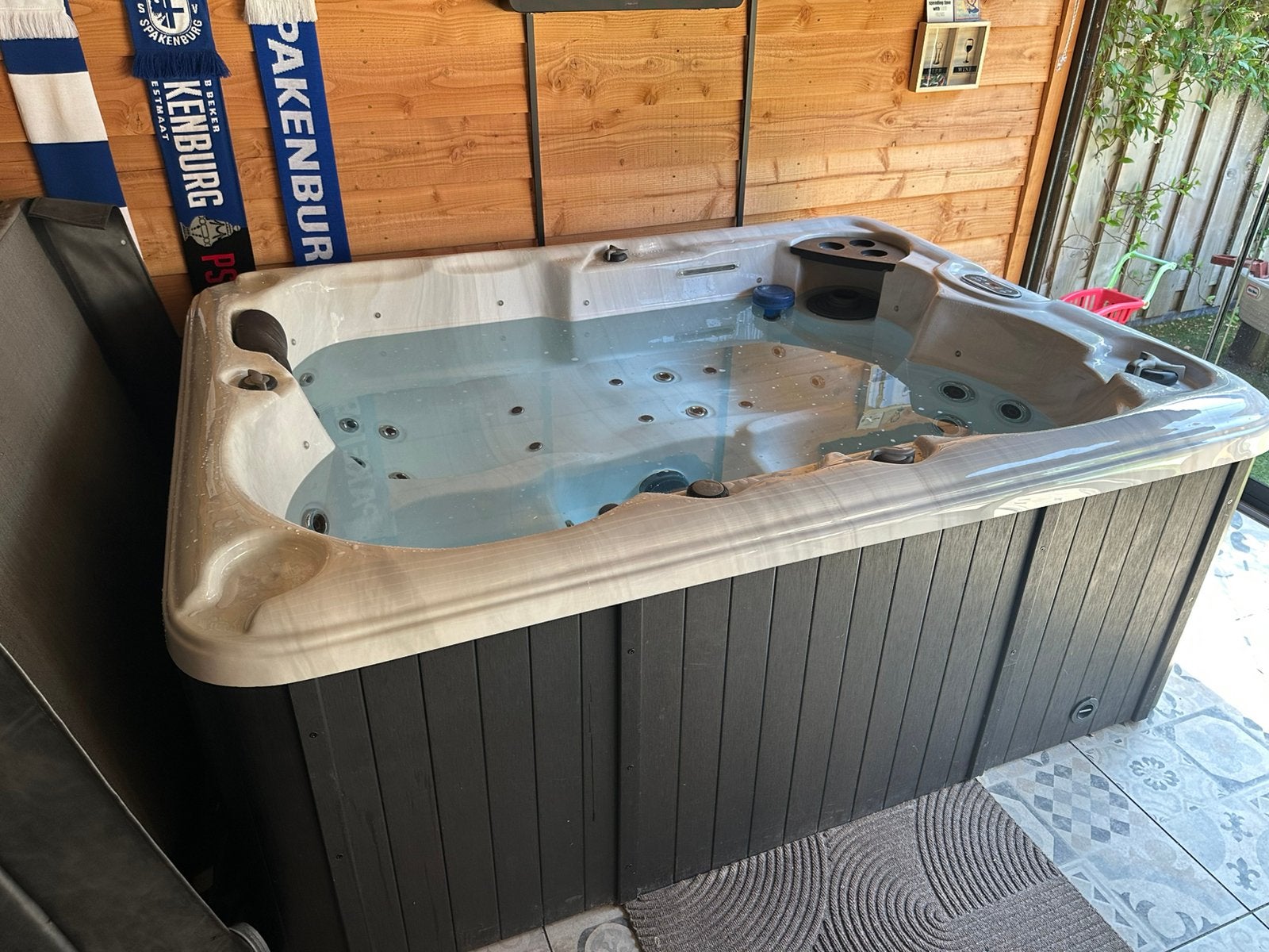 Jacuzzi van bubbelkoning te koop, Ophalen, Zo goed als nieuw