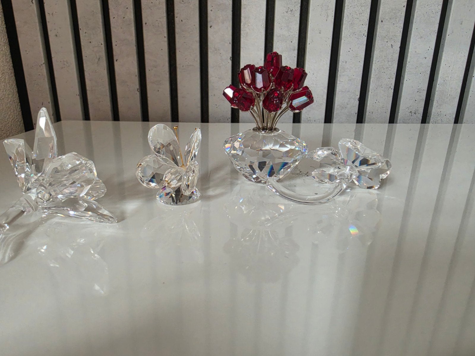 Swarovski Kristallen Beeldjes - Set van 4, Ophalen of Verzenden, Zo goed als nieuw, Figuurtje