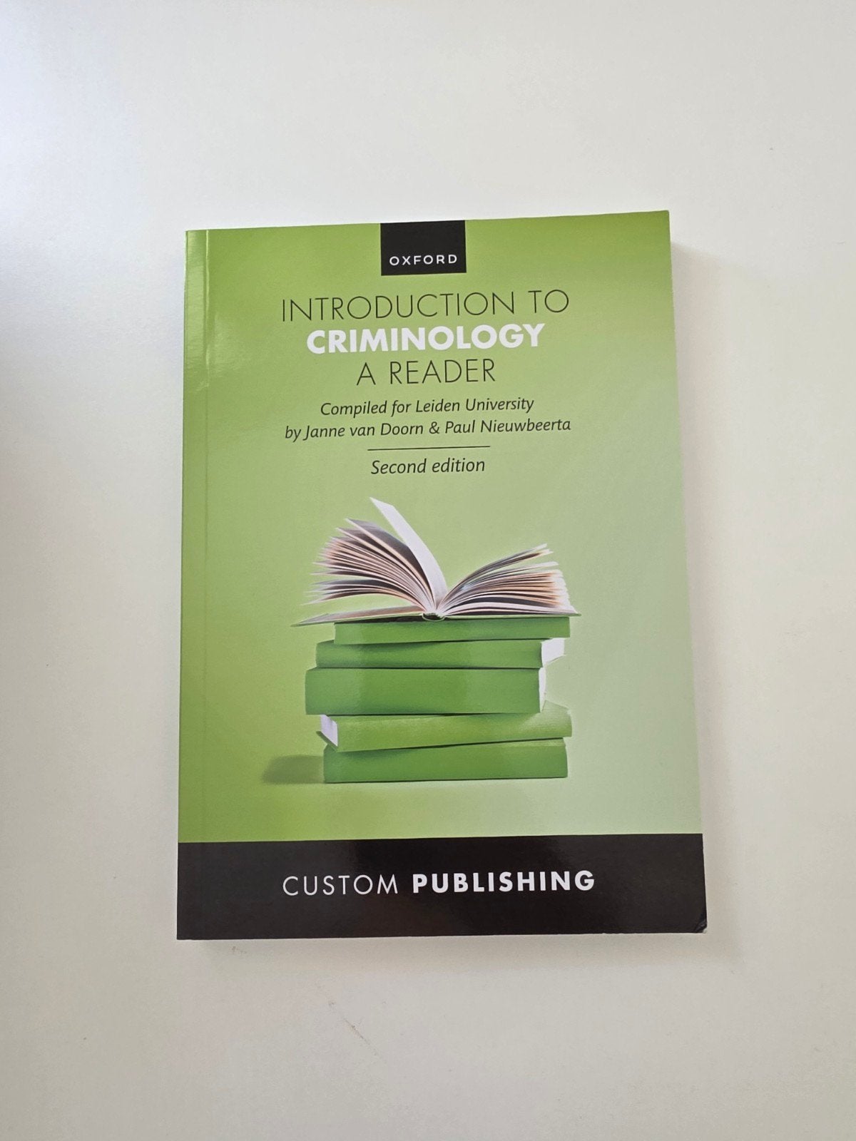 Introduction to Criminology: A Reader - Leiden University, Janne van Doorn & Paul Nieuwbeerta, Ophalen of Verzenden, Gamma, WO