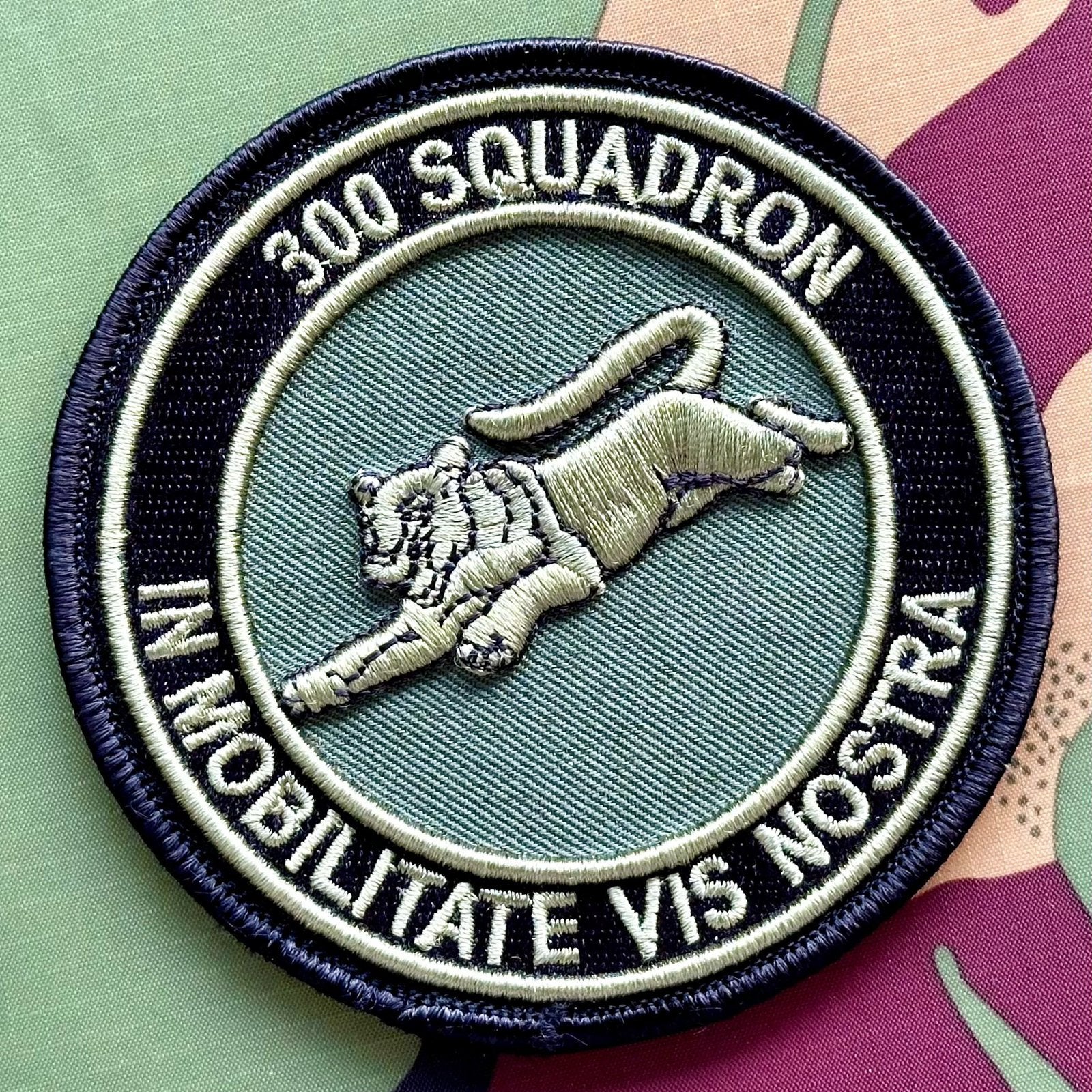 Patch RNLAF 300 SQN, Ophalen of Verzenden, Luchtmacht, Nederland, Embleem of Badge