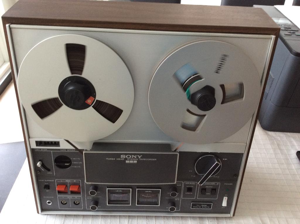 Bandopnemer Sony TC366, Ophalen of Verzenden, Bandrecorder, Met stofkap