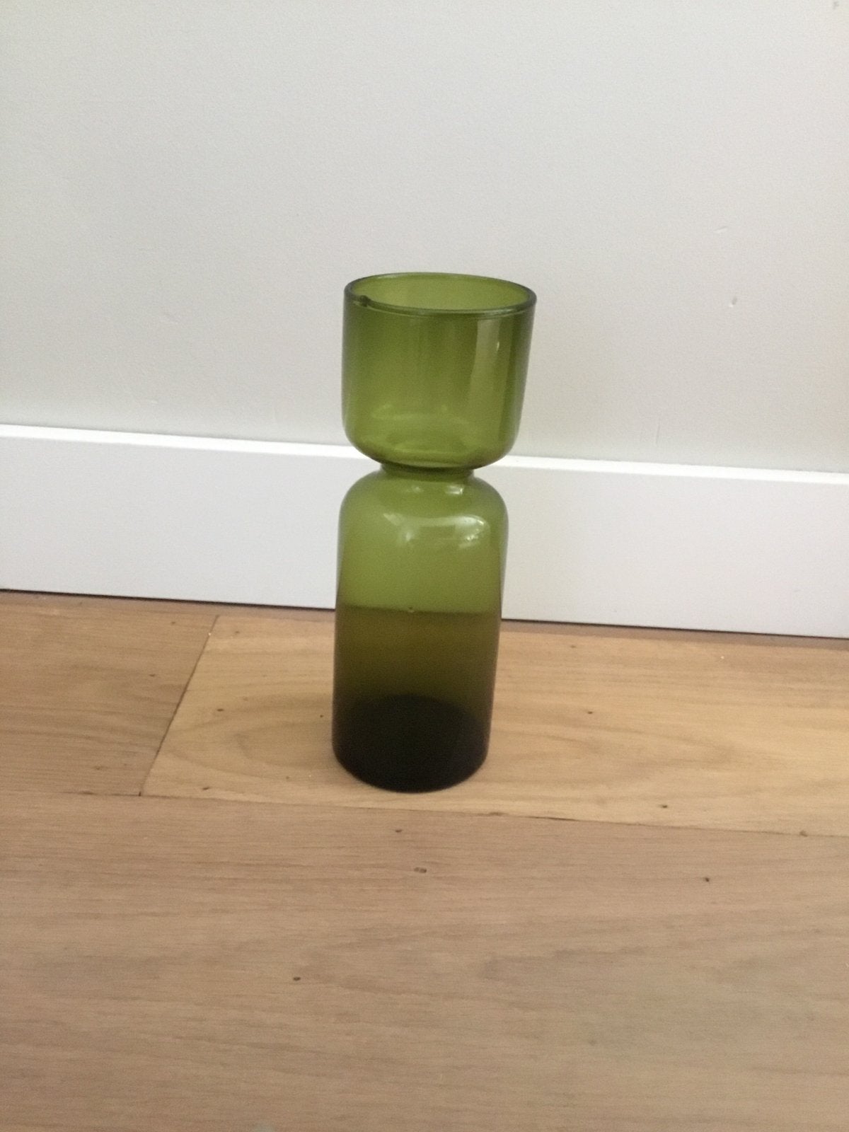 Groene glazen vaas/windlicht - House Doctor NIEUW, Ophalen of Verzenden, Nieuw