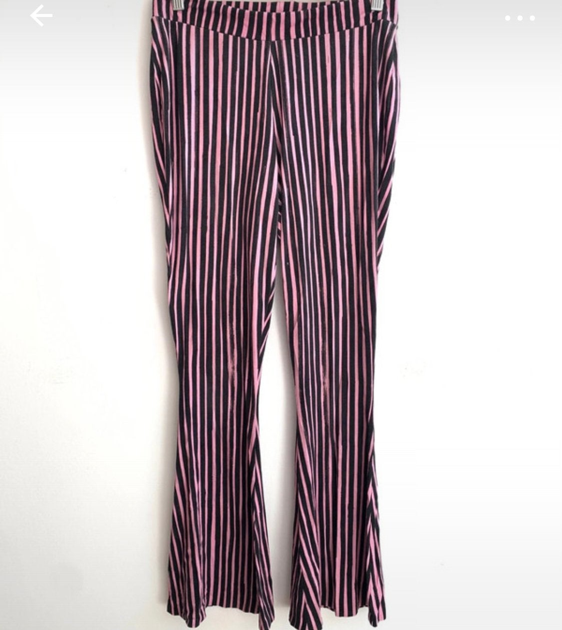 Stieglitz gestreepte zwart/roze broek maat M, Maat 38/40 (M), Zwart, Ophalen of Verzenden, Lang