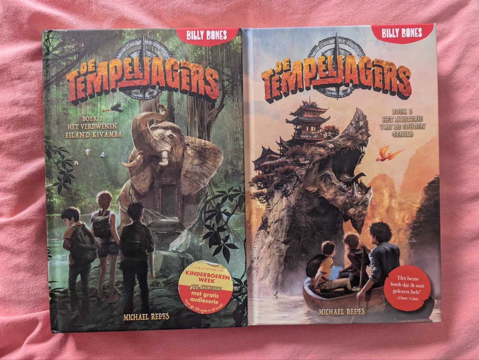 De Tempeljagers Deel 1 & Deel 2, Boeken, Ophalen of Verzenden, Zo goed als nieuw