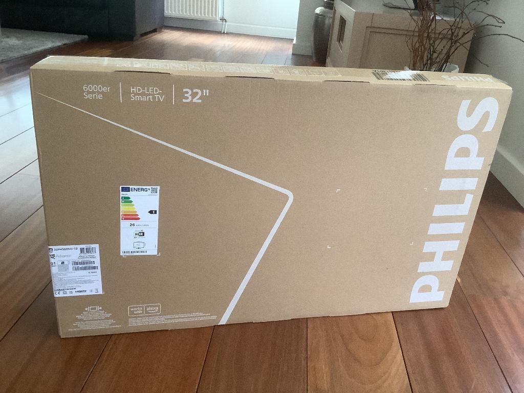 PHILIPS TV 32 INCH 6000 SERIE, Ophalen, Philips, LED, 50 Hz